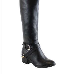 Olivia Miller Black Cabrini Knee High Riding Boots